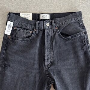 Agolde 90’s crop straight leg denim